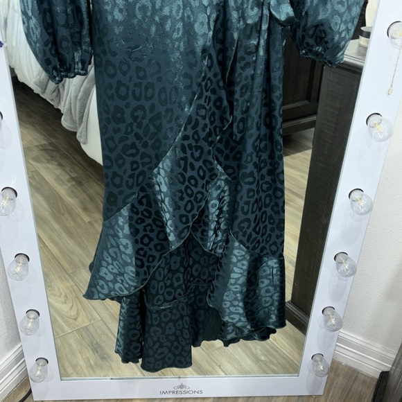 Silk wrap dress - Picture 3 of 4